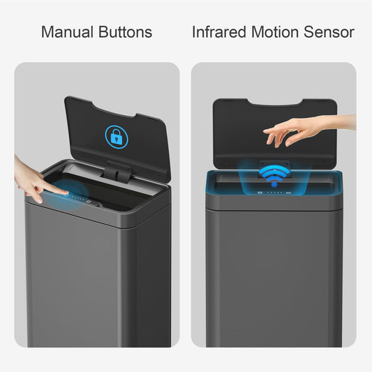 Mbillion couvercle ouvert montrant le capteur pour usage sans contact