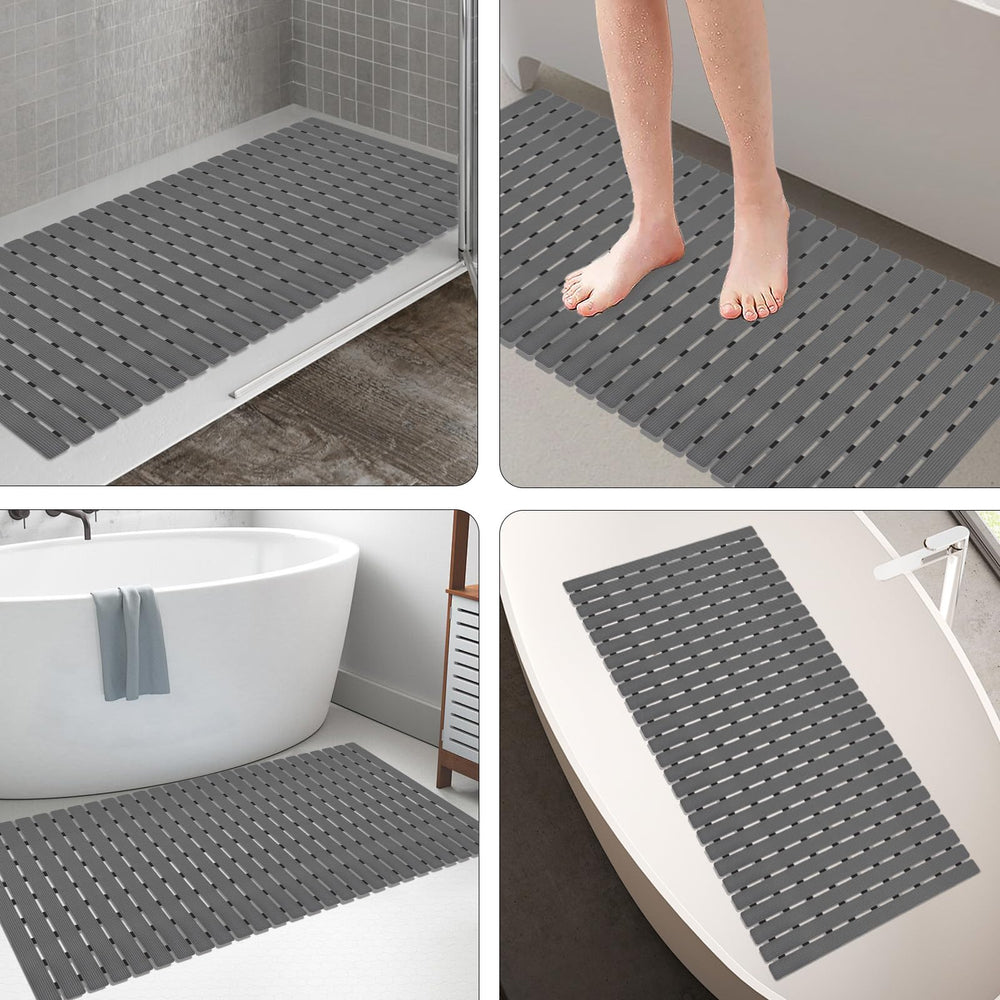 MBOSS tapis posé dans une douche illustrant sécurité à l'usage