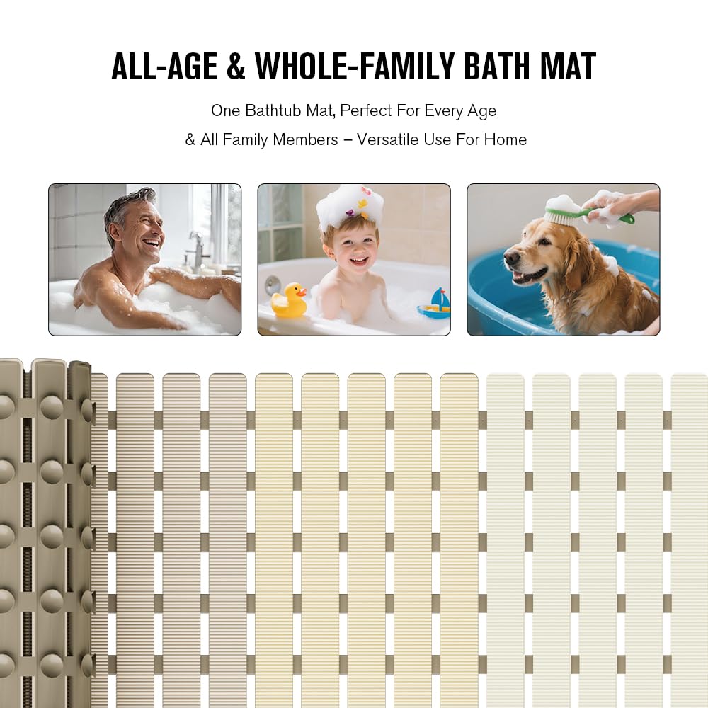 MBOSS tapis posé dans baignoire démontrant sécurité en usage