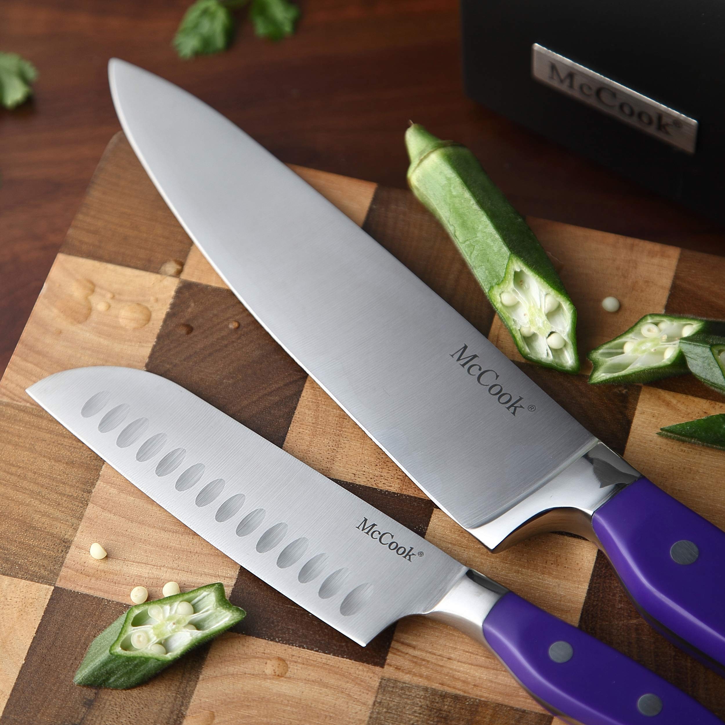 McCook comparaison de tailles de couteaux pour tâches variées en cuisine