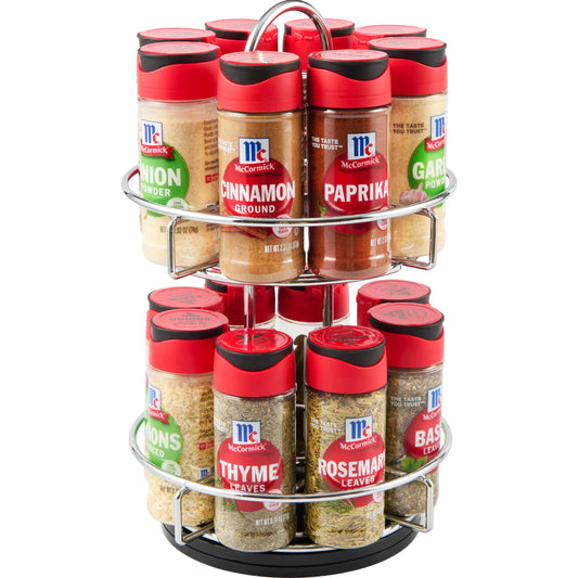 McCormick porte-épices face avant chrome gain de place