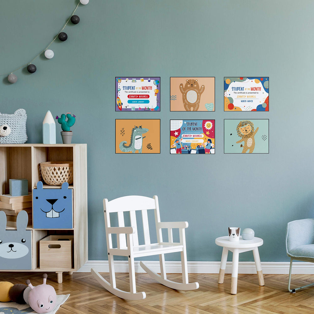 MCS cadre format mise en scène dans un salon montrant un affichage coordonné élégant