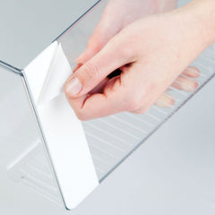 mDesign bac en usage cuisine tenant sacs et rouleaux pour organisation rapide