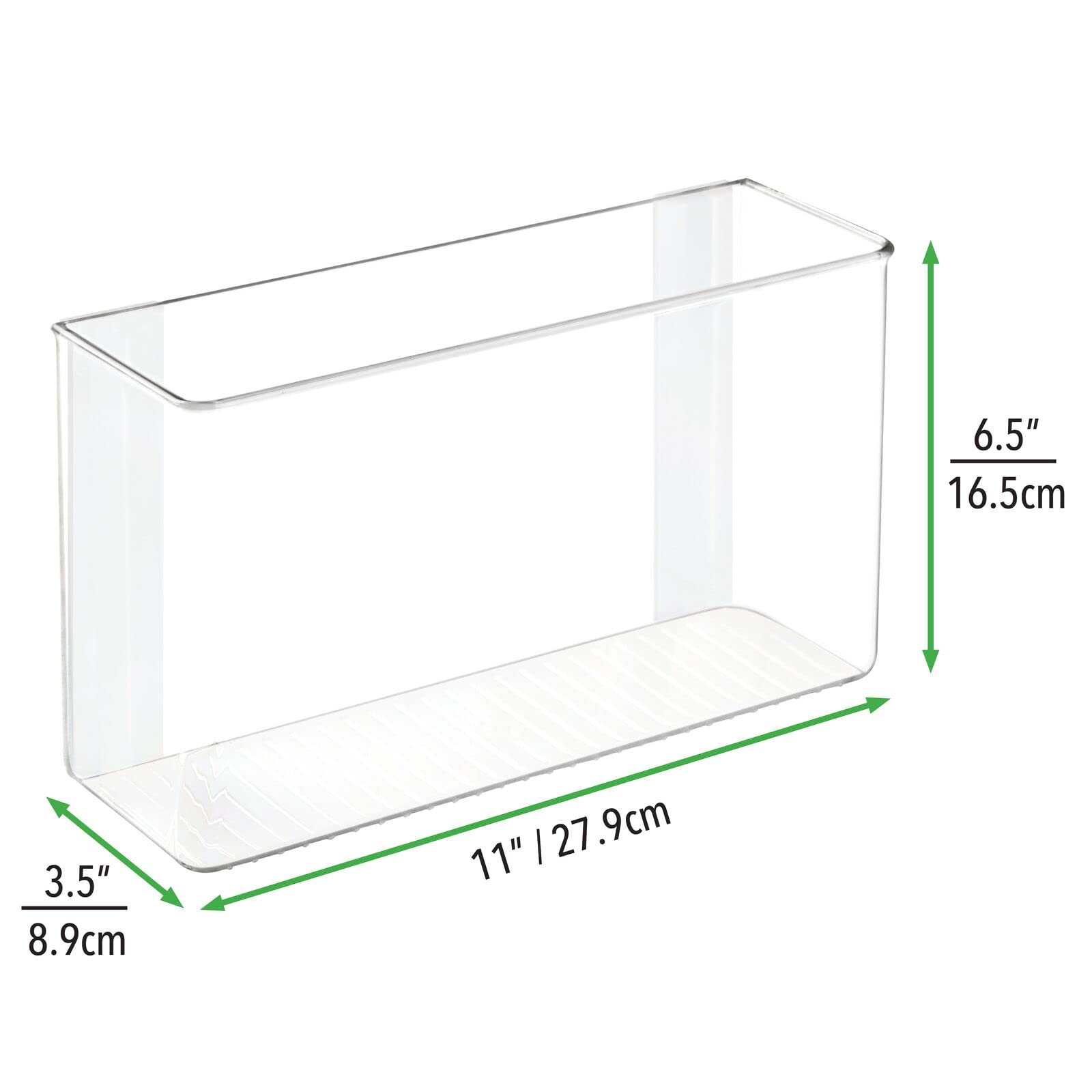 mDesign gros plan matière plastique transparente durable facile à nettoyer