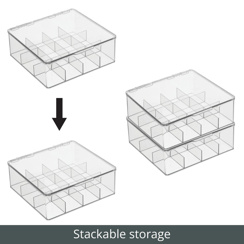 mDesign boîte remplie d'épices illustrant accès facile et tri