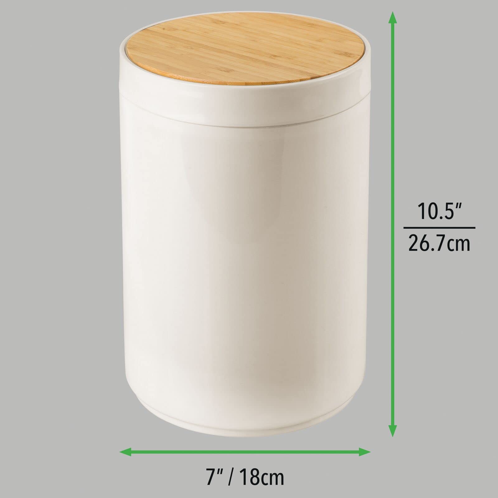 mDesign finition plastique lisse brillant, nettoyage facile et rapide