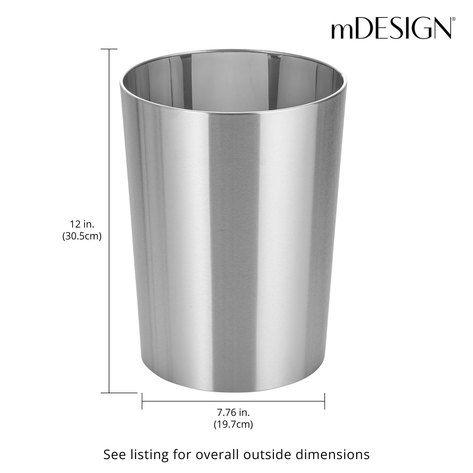 mDesign corbeille en situation salle de bain, optimise espace et décor