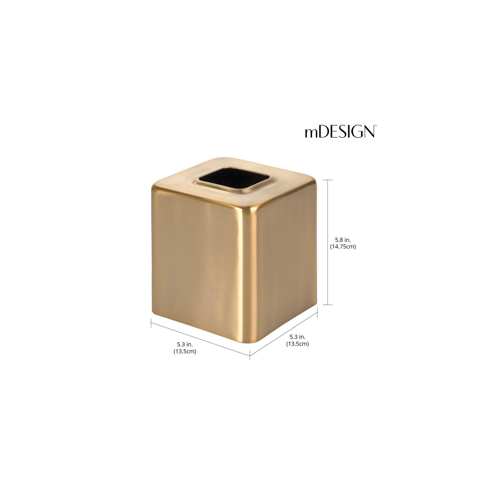 mDesign housse en usage sur coiffeuse rend l'espace élégant et ordonné
