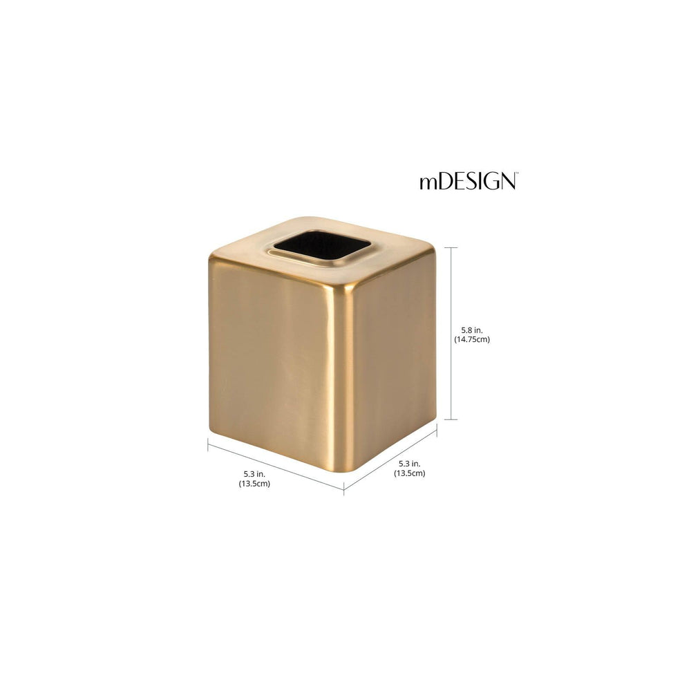 mDesign housse en usage sur coiffeuse rend l'espace élégant et ordonné