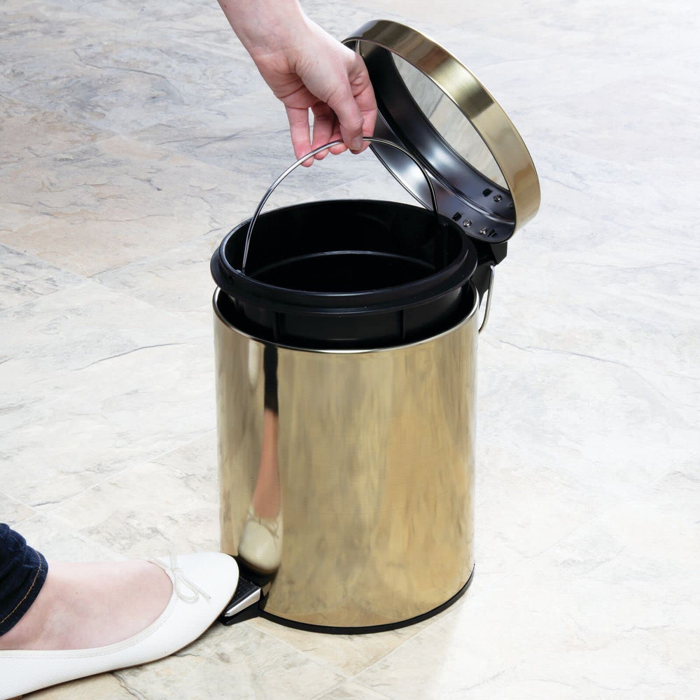 mDesign intérieur de la poubelle 5L amovible, facilite le nettoyage et la vidange