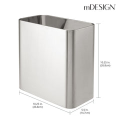 mDesign Mirri comparaison d'échelle montrant la taille compacte pour petits espaces