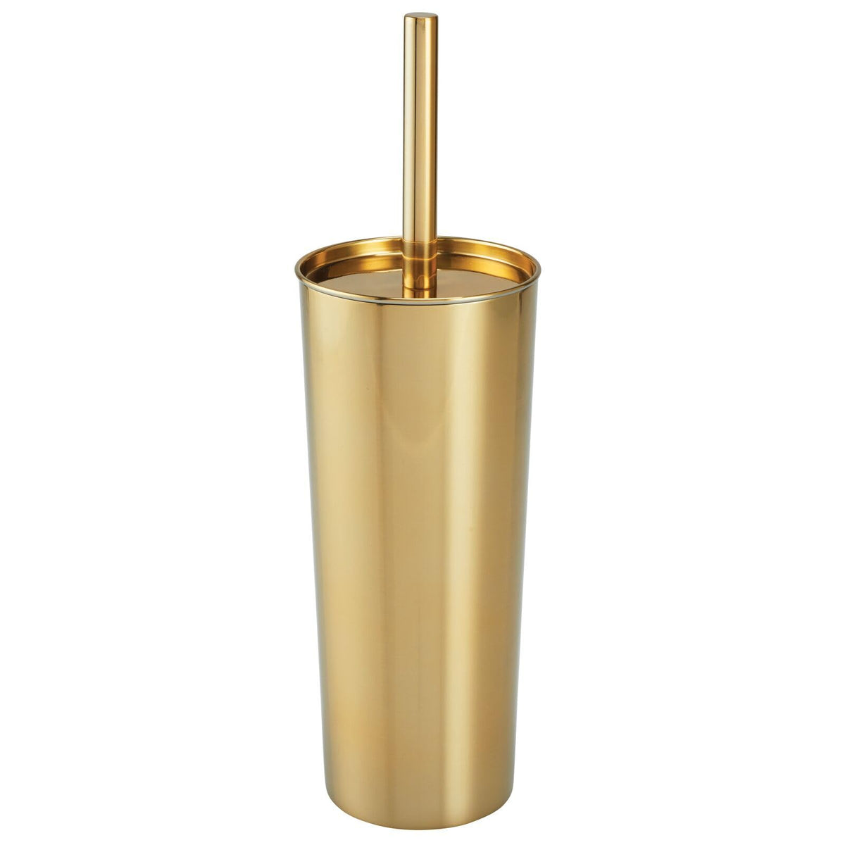 mDesign Mirri face avant montrant le porte-brosse et le cache, look élégant