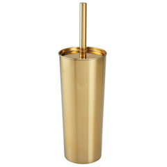 mDesign Mirri face avant montrant le porte-brosse et le cache, look élégant