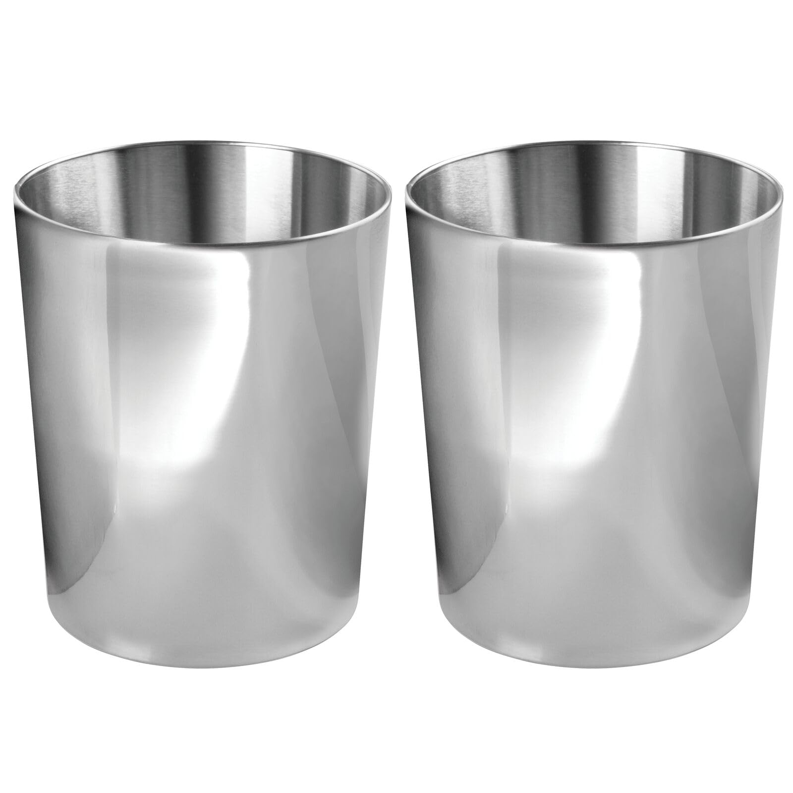 mDesign Mirri lot de deux, cohérence décorative et double point de collecte