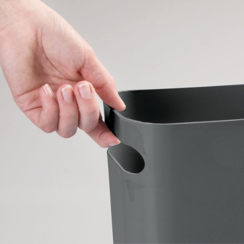 mDesign poubelle dans salle de bain, dissimule les déchets avec style
