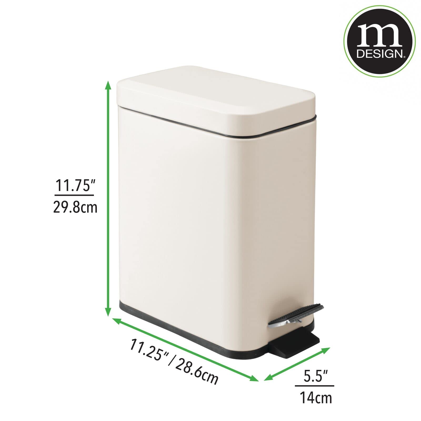 mDesign comparaison d'échelle, dimensions compactes visibles
