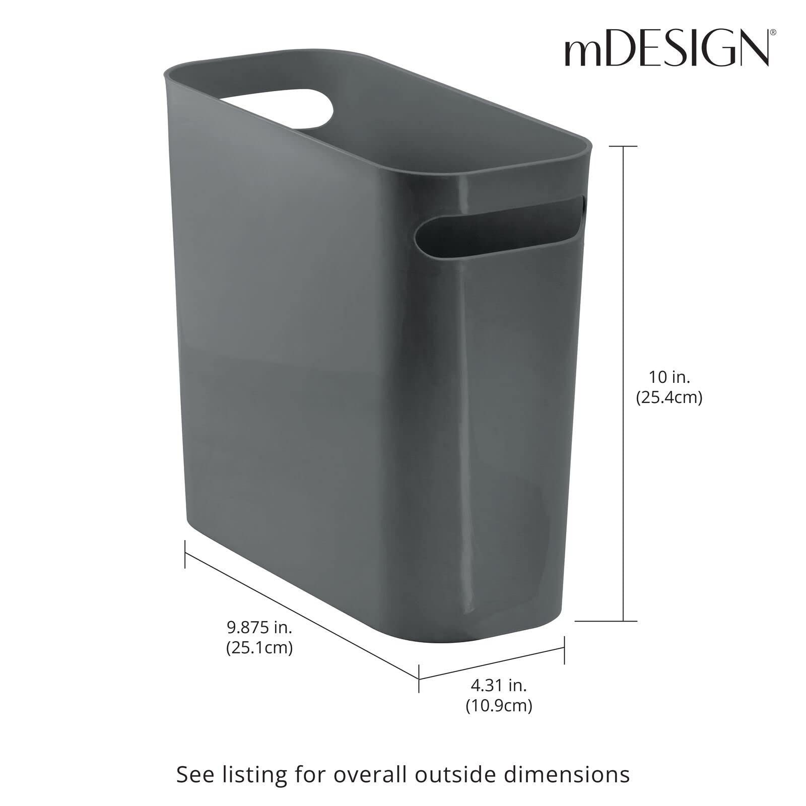 mDesign profil étroit angle, optimisé pour espaces restreints