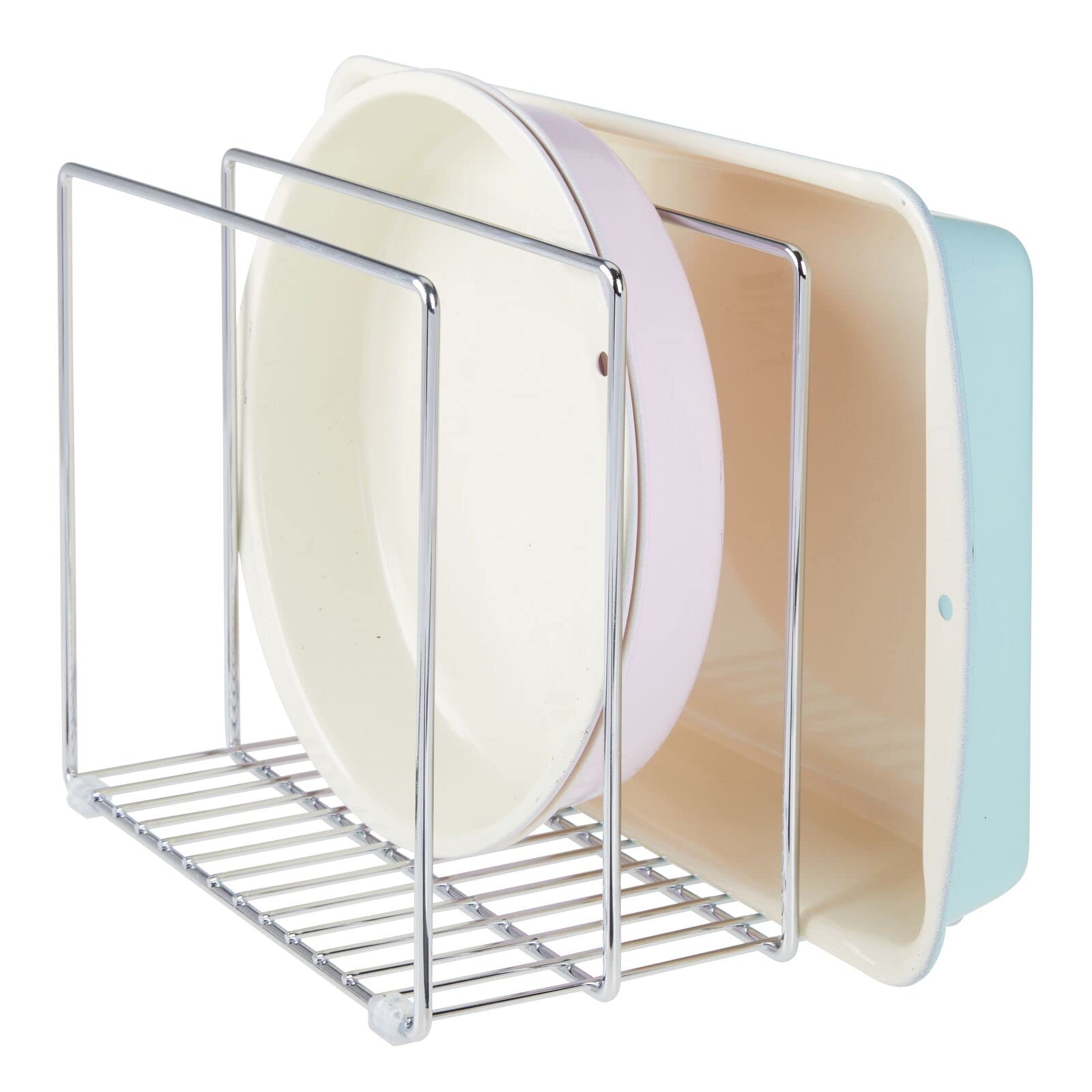 mDesign vue avant du range-loues argent pour rangement compact