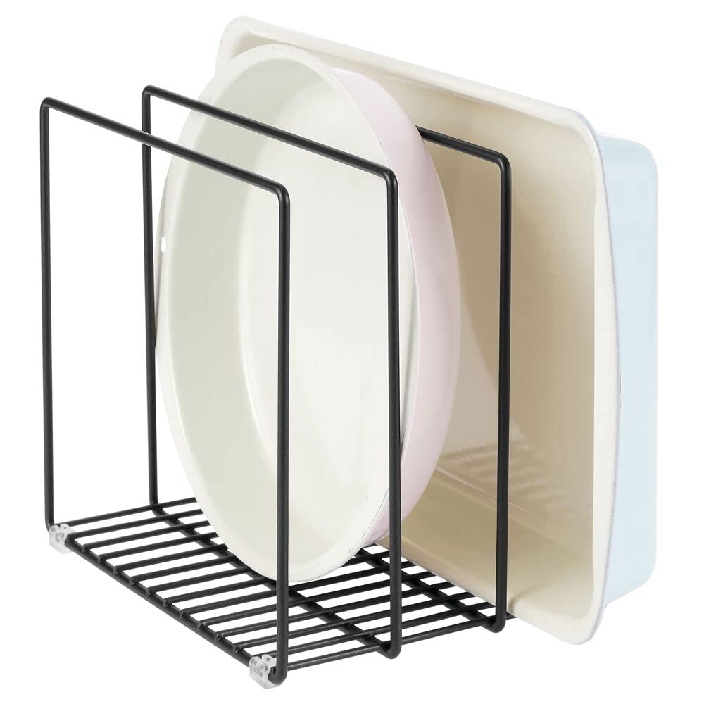 mDesign support face avant montrant trois compartiments pour organisation rapide
