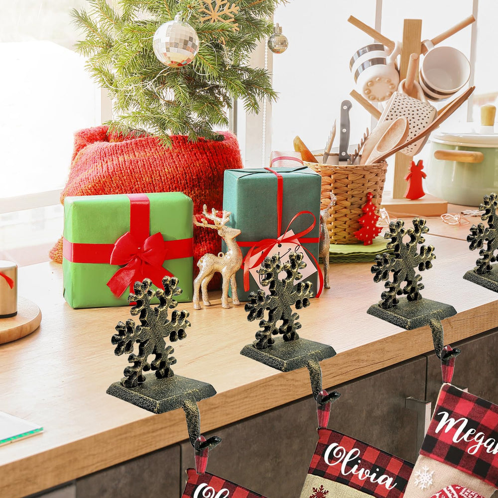 Medoore support accrochant un bas de Noël montrant l’usage festif pratique