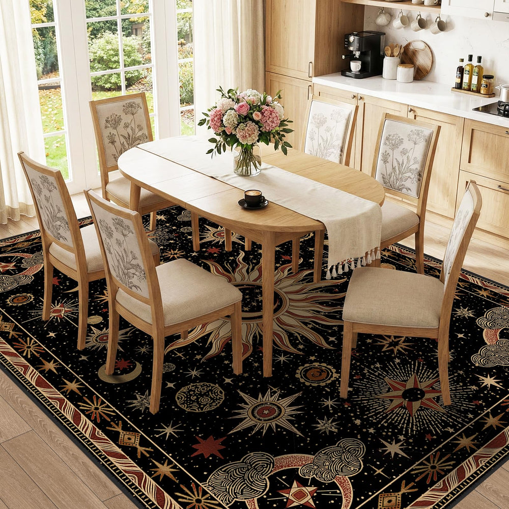 meejou tapis sous table et chaises, convient aux zones à fort trafic