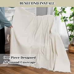 MEETSKY gros plan tissu chenille doux offrant confort et durabilité