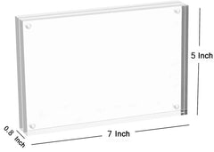 Meetu gros plan des bords acryliques affichant clarté et finesse