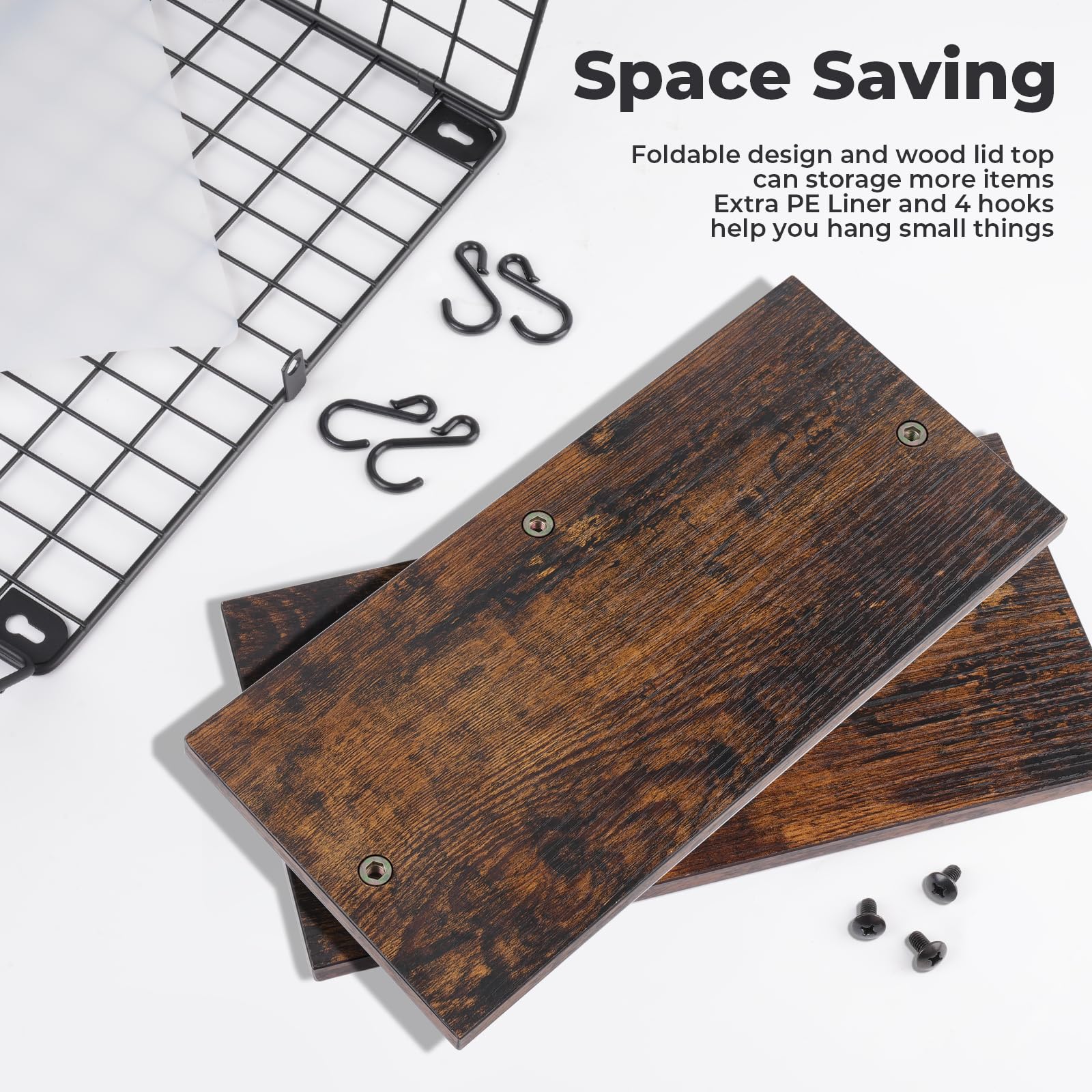 Mefirt couvercle en bois lisse gros plan, aspect esthétique et pratique