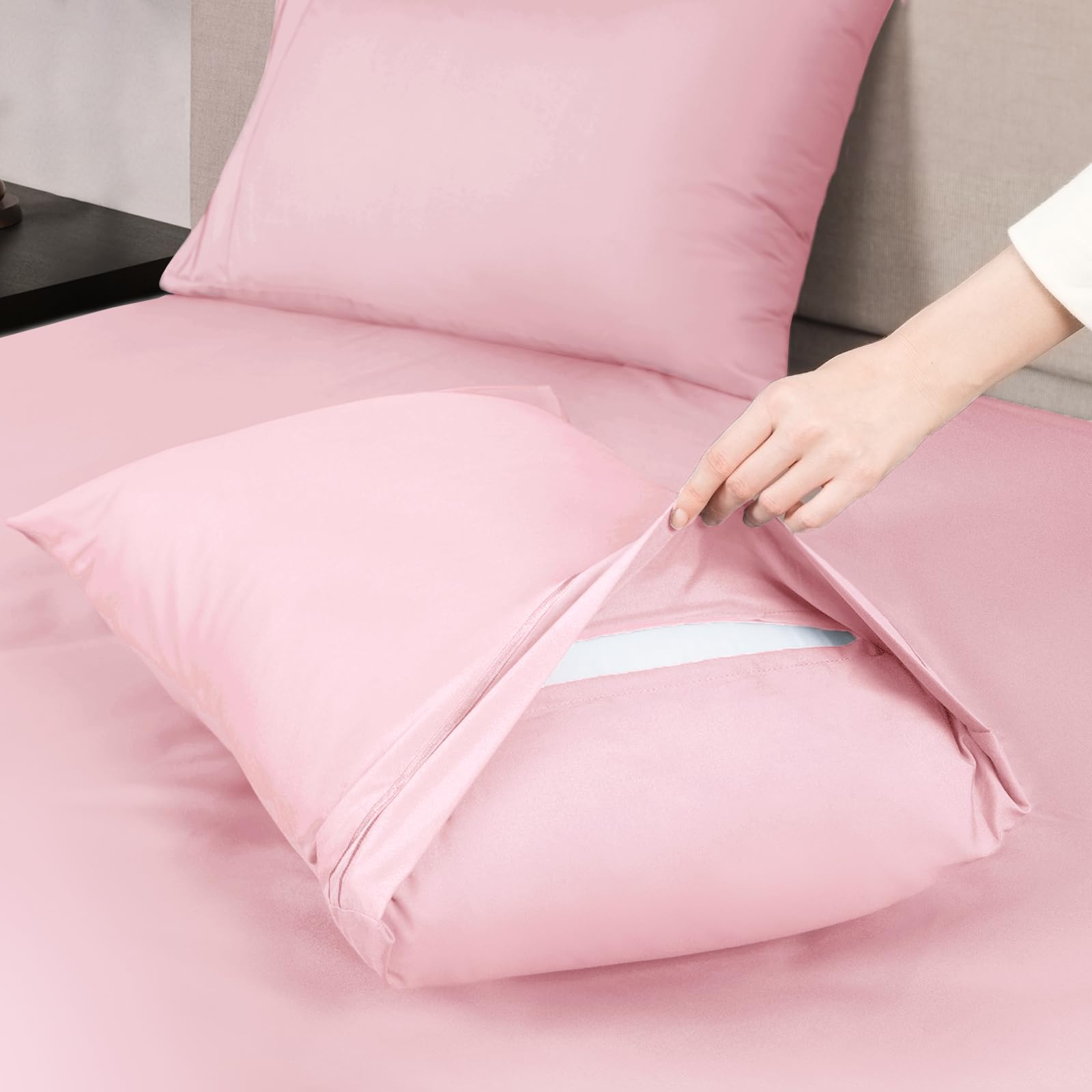 Mejoroom drap-housse ajusté sur matelas 16 pouces, maintien sécurisé sans plis