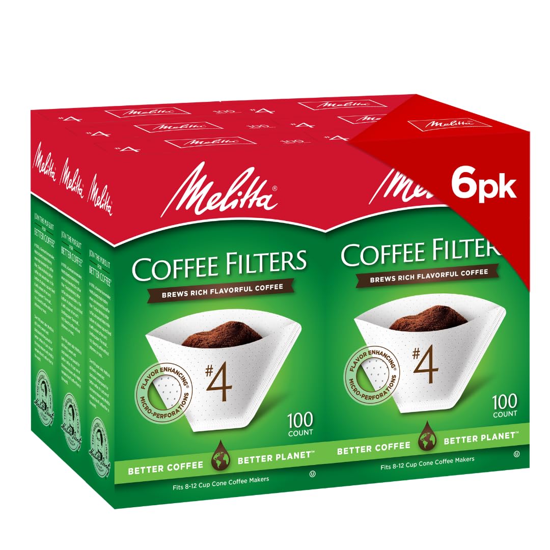 Melitta emballage avant montrant le pack de 6 et bénéfice durabilité