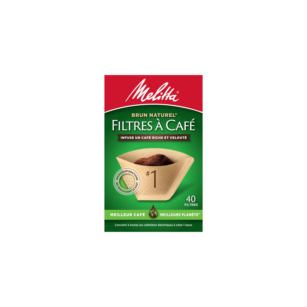 Melitta gros plan sur la texture du papier naturel pour extraction pure