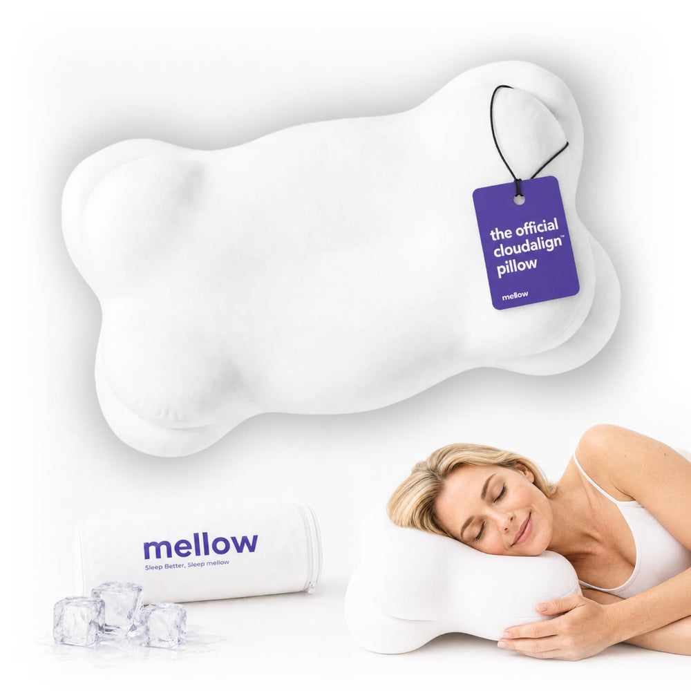 Mellow CloudAlign vue de face montrant la forme ergonomique et confort immédiat