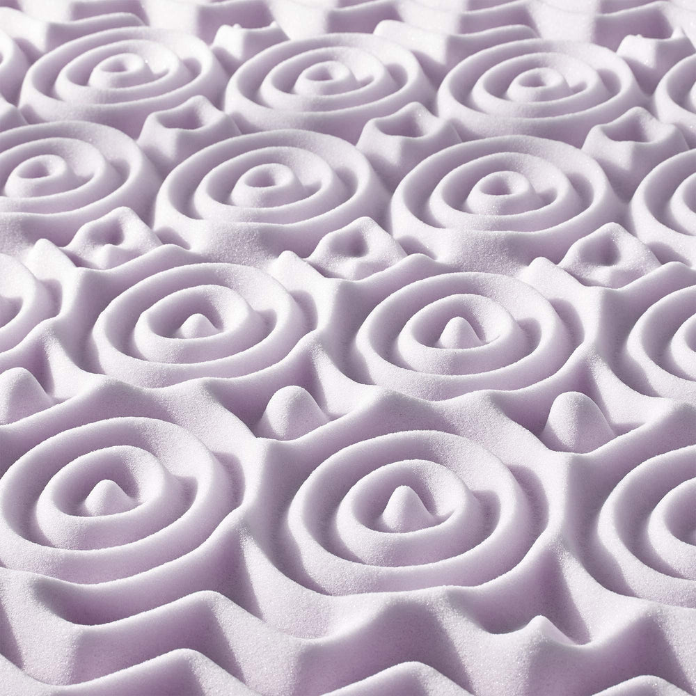 Mellow surmatelas posé dans un dortoir illustrant confort amélioré et gain d'espace
