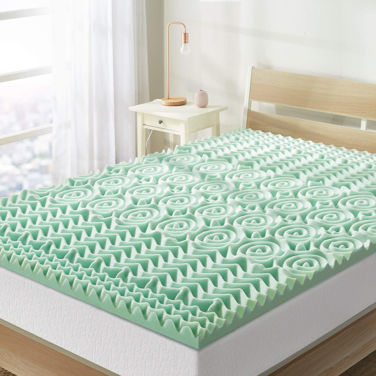 Mellow vue devant sur matelas Twin XL offrant confort amélioré
