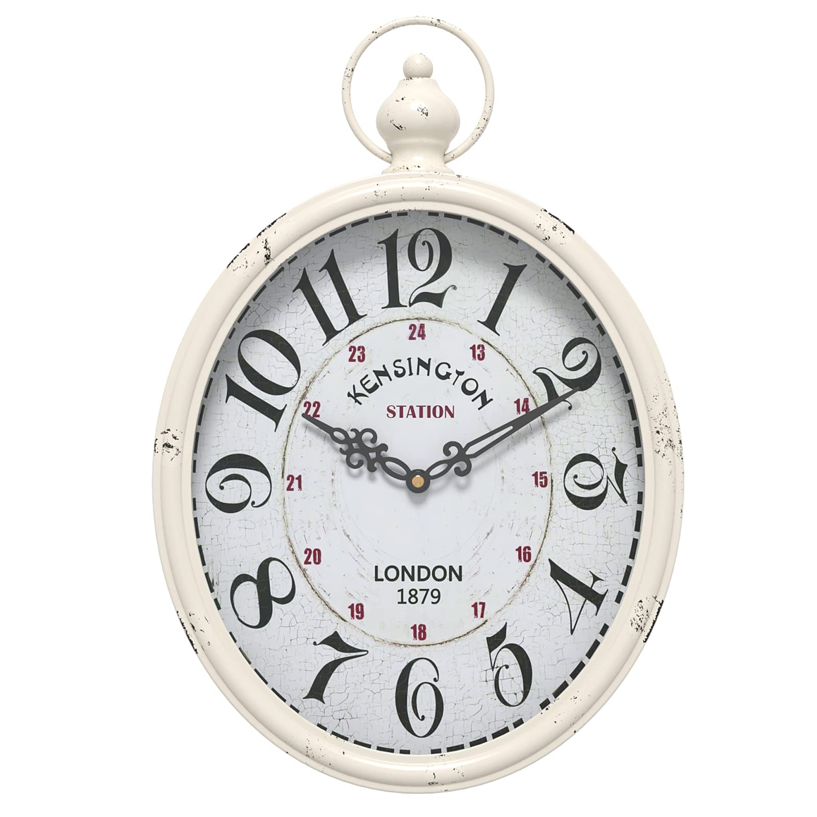 Menterry horloge ovale face visible apporte charme rétro