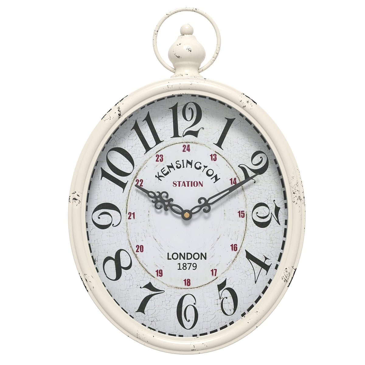 Menterry horloge ovale face visible apporte charme rétro