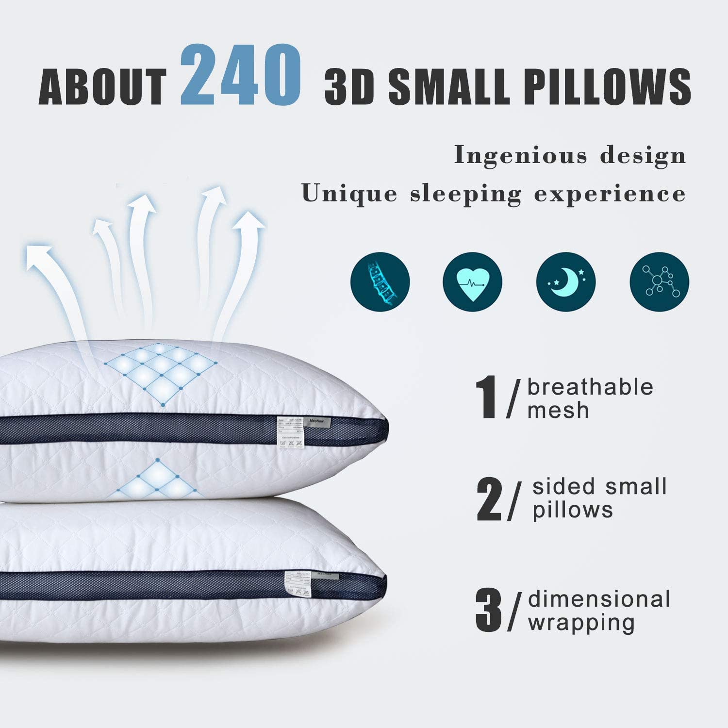 Meoflaw gros plan de la housse microfibre montrant douceur et résistance