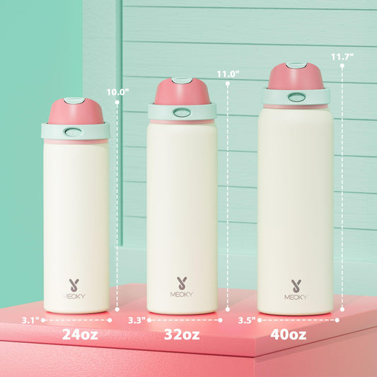 Meoky détail du bouchon 2-en-1 avec verrouillage sécurisé