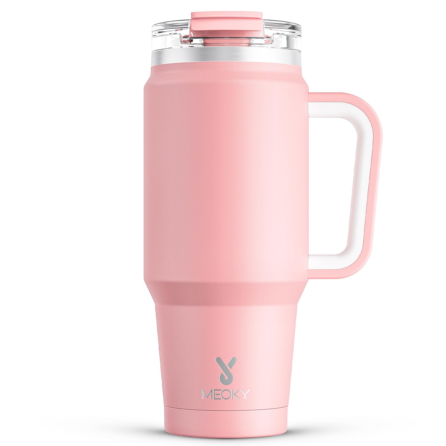Meoky gobelet 32 oz face avant Blush montrant le design et la capacité