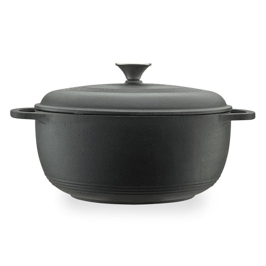 Mercer Culinary cocotte face avant noir mat affichant finition élégante et robustesse