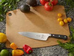 Mercer Culinary détail du manche Delrin triple riveté pour confort