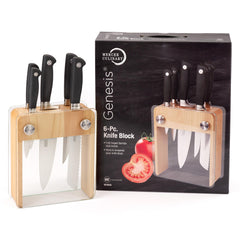 Mercer Genesis bloc bois et verre design élégant et stable