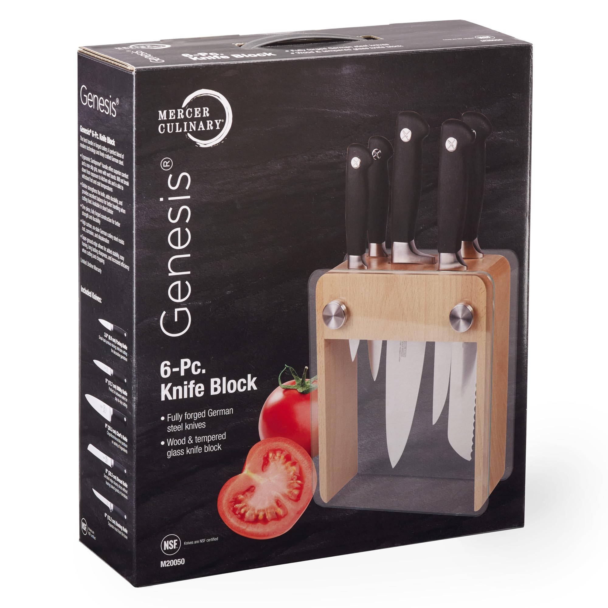 Mercer Genesis gros plan lame chef précision de coupe