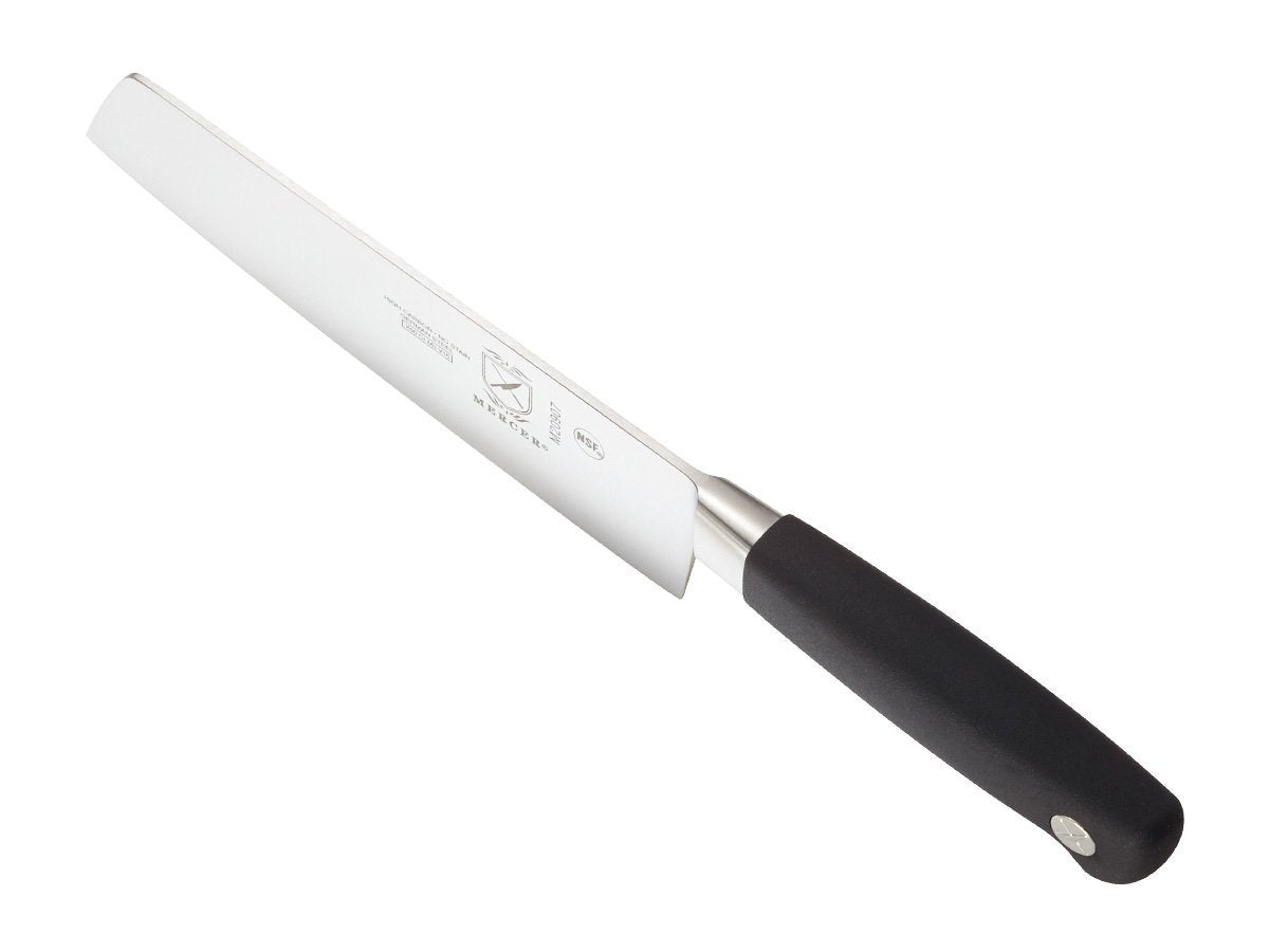 Mercer Culinary comparaison taille montrant échelle et ergonomie pratique