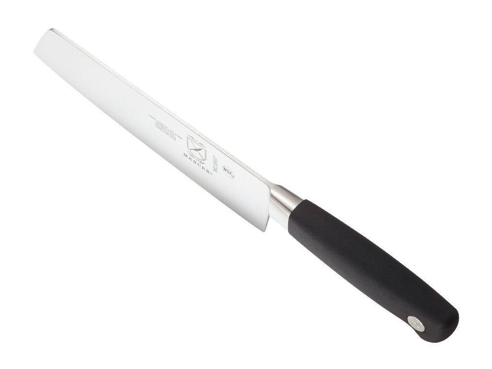 Mercer Culinary comparaison taille montrant échelle et ergonomie pratique