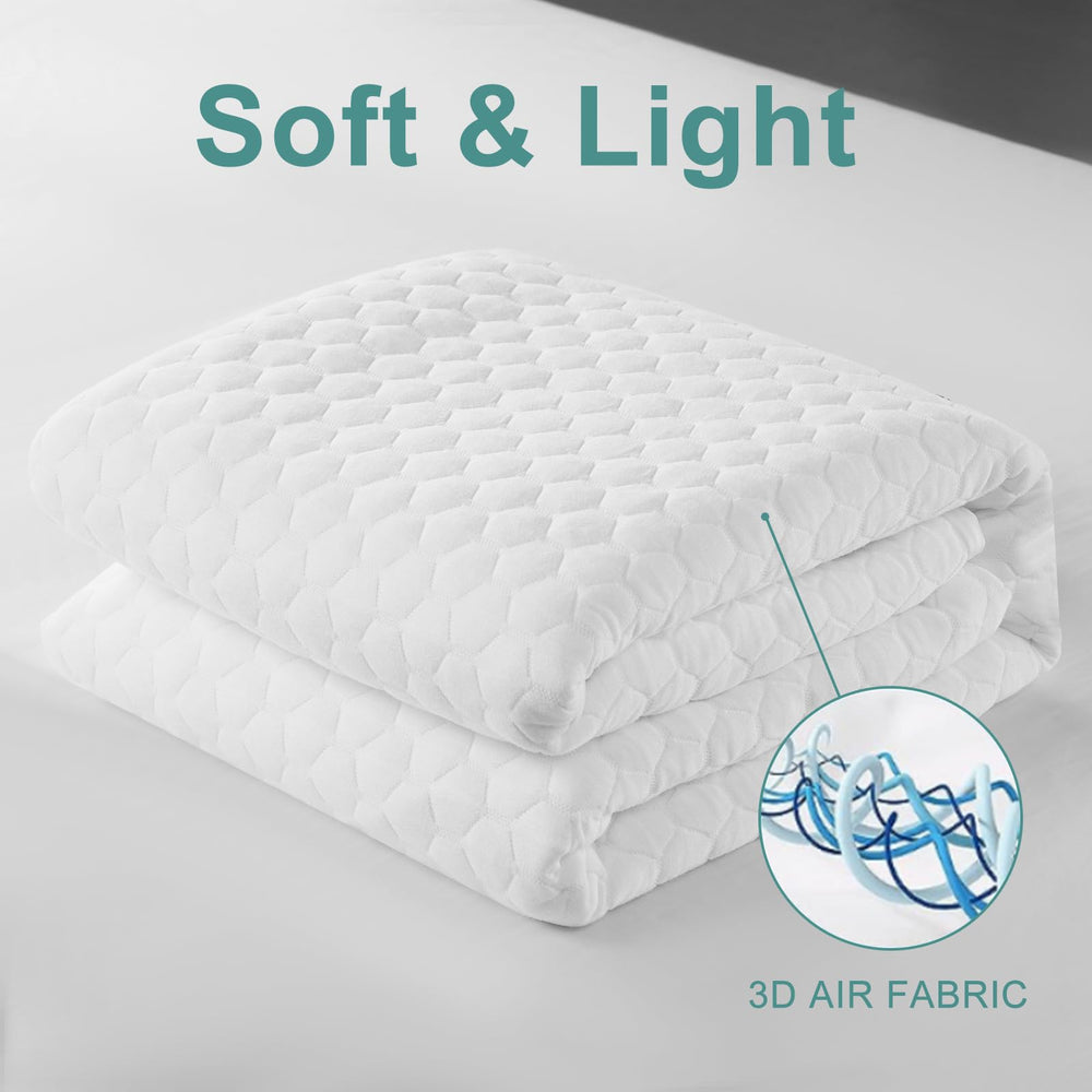 MERITLIFE comparaison de taille avec règle illustrant ajustement précis pour matelas 60"x80"