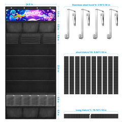 Merjrod poches en maille et sangles Velcro assurant fixation stable