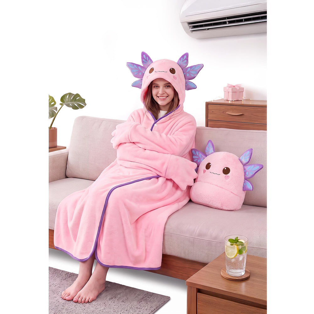 Mewaii couverture axolotl vue de face emballage prête à offrir