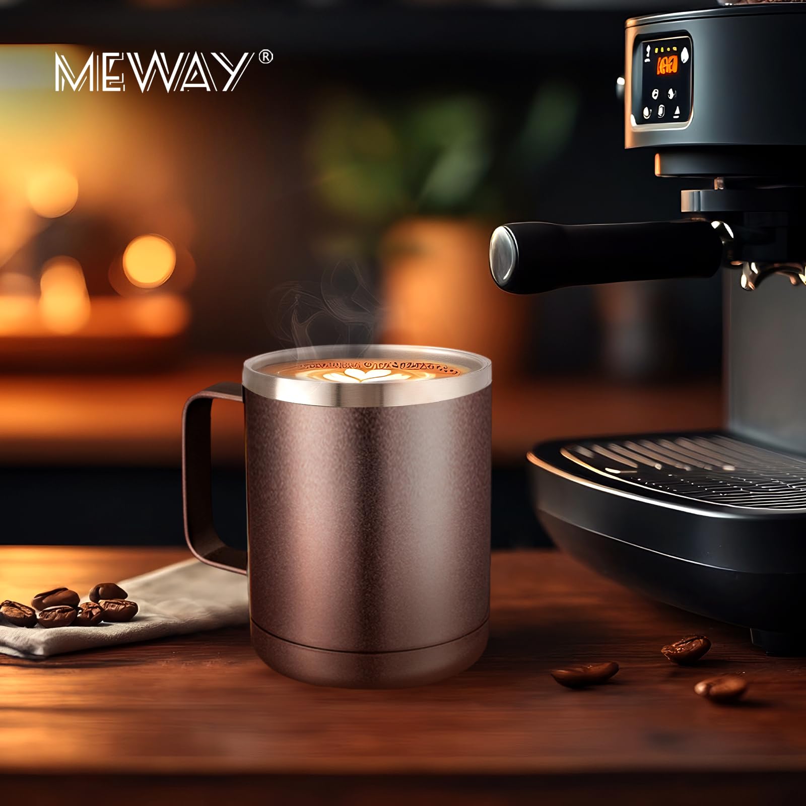 MEWAY comparaison taille main montre capacité 12oz pratique