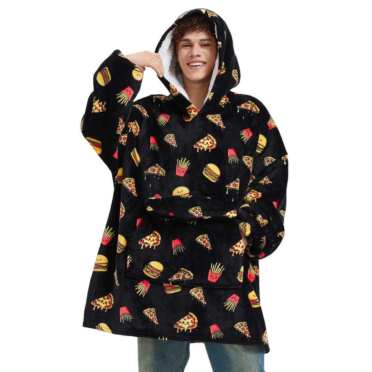 Mewkou devant emballage montrant coupe oversize et style confortable